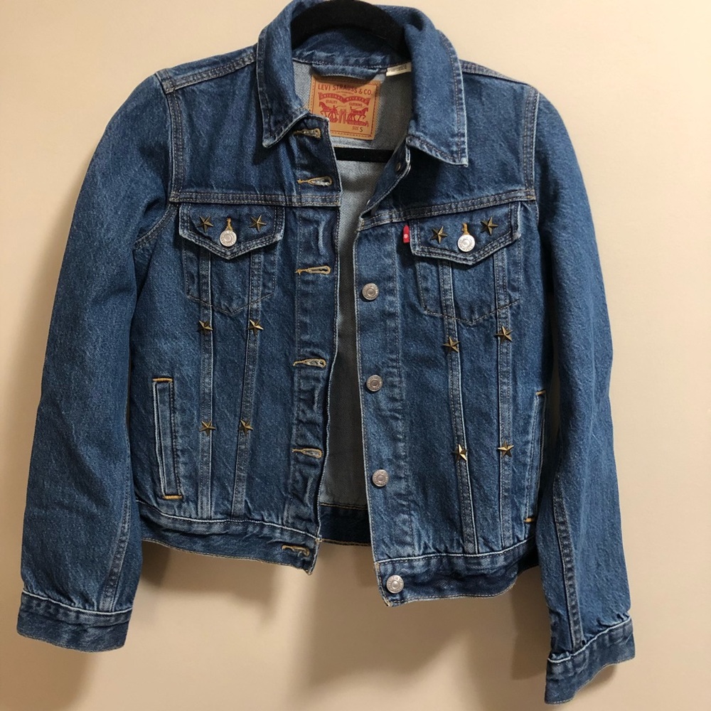 Star Studded Levi Denim Jacket